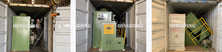 steel plate shot blasting machine shipping picture 2