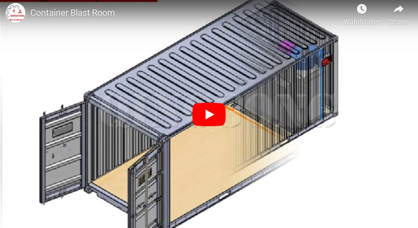 Transportable Container Blast Room