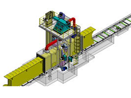 What is the purpose and function of shot blasting machine?