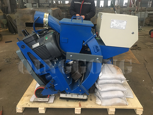 Airport runway automatic floor shot blasting machine