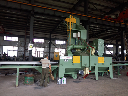 How to debug the roller conveyor shot blasting machine?