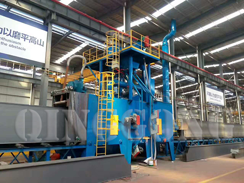 H beam shot blasting machine widely applied