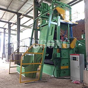 The Structure, Working Principle and Advantages of the Tumble Belt Shot Blasting Machine