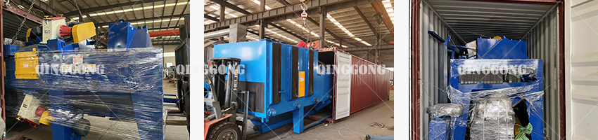 steel plate shot blasting machine shipping picture 1
