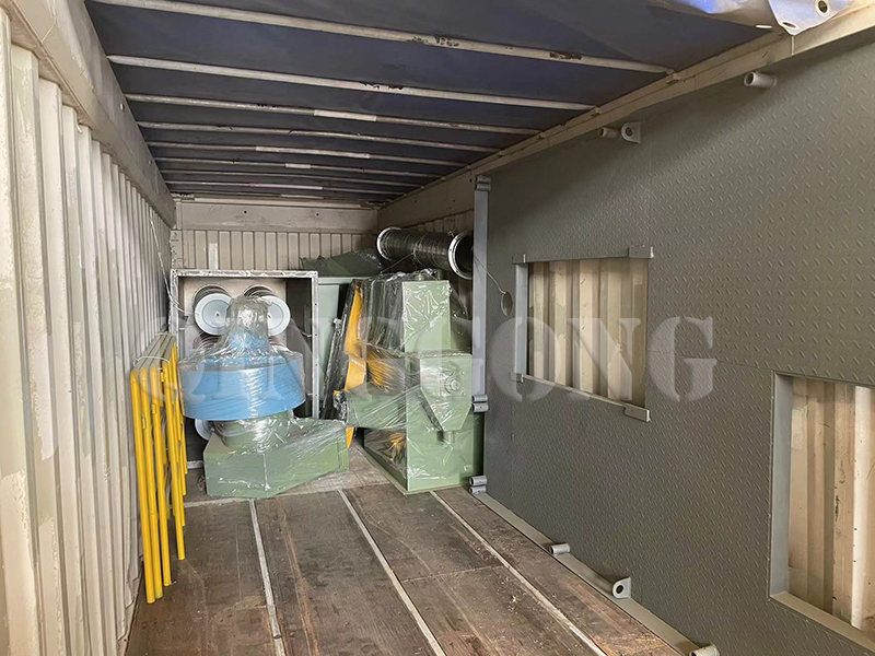 roller conveyor shot blasting machine delivery picture