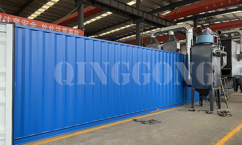 container sandblasting room 2